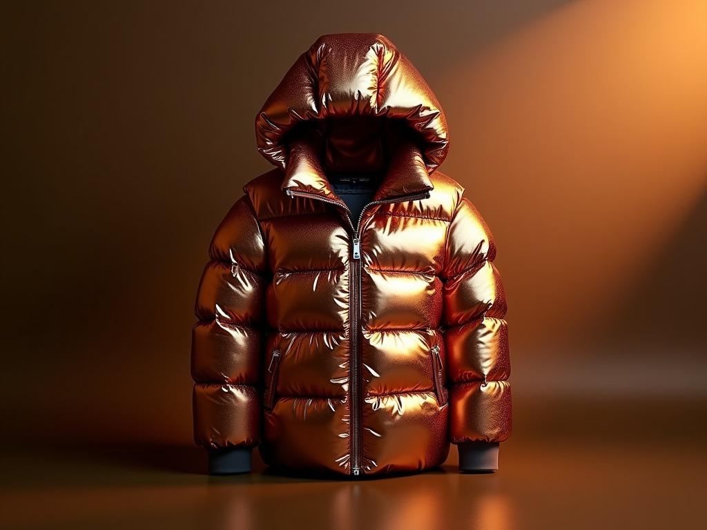 Bronze bomber jacket